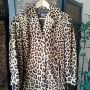 Clearfield Furs Animal Print Coat
